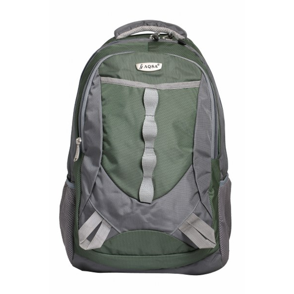 Aqsa ALB54 Stylish Laptop Bag (Mehndi and Grey)